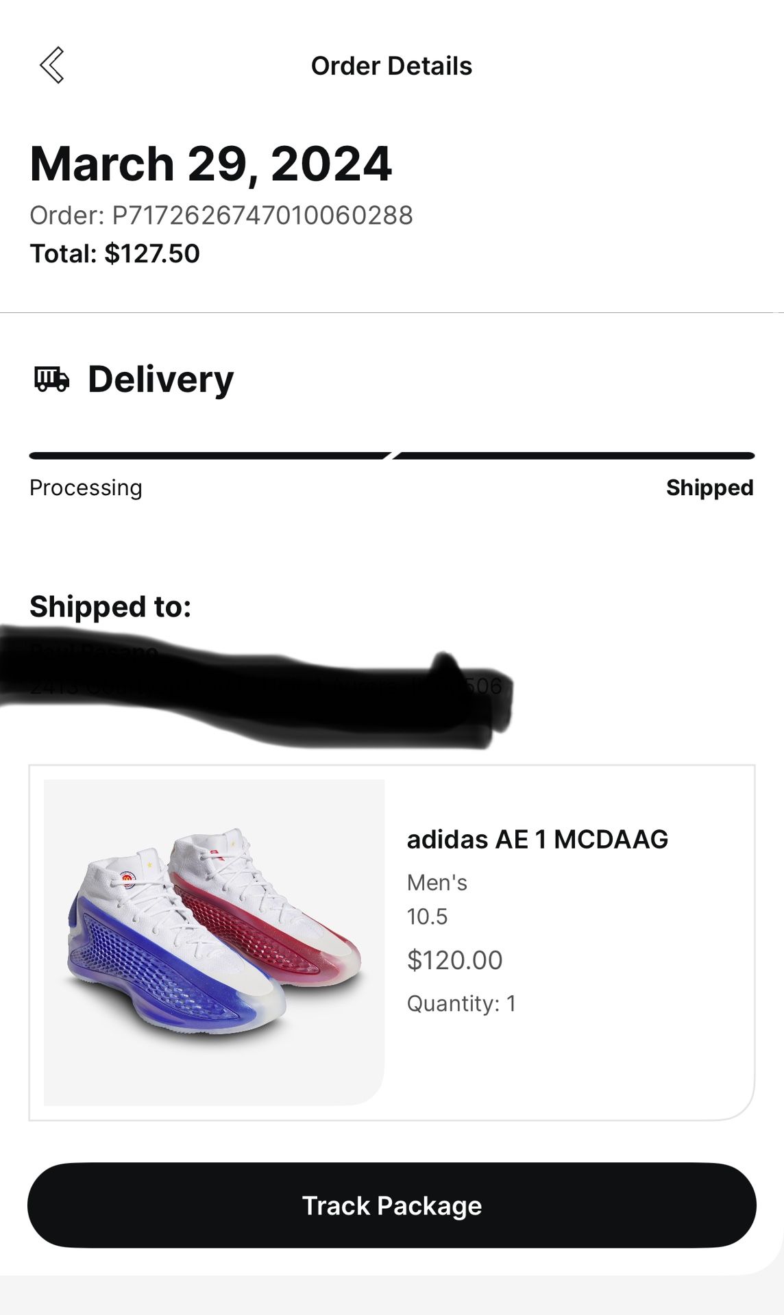 ADIDAS AE1 Mcdonald’s All American