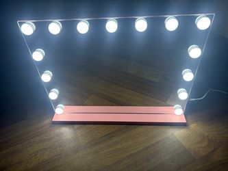 PINK Vanity Mirror LED Bulbs