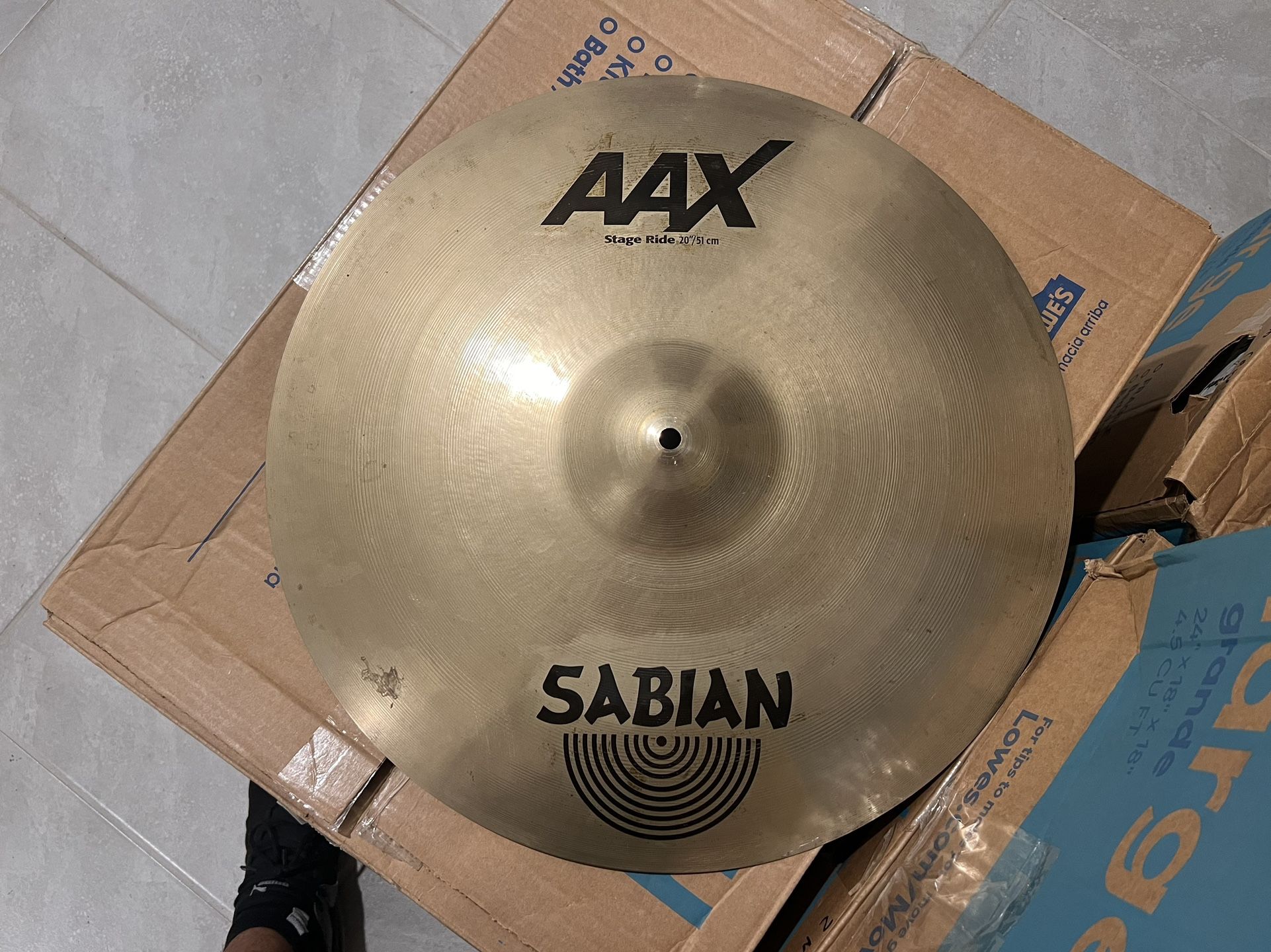 Sabian AAX Stage Ride 20 - Brilliant