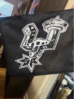 San Antonio Spurs Car Flag and Dog Bandanas