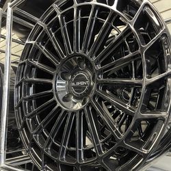 Element Wheels - Gloss Black Multi-Window Design - 5x120.