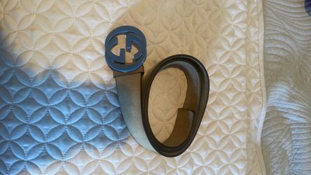 Interlocking leather belt