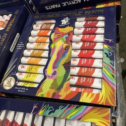 60 Pcs Acrylic Paint 🎨 Set  