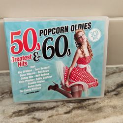 50s And 60s Greatest Hits Popcorn Oldies 3 CD Box