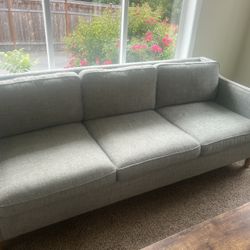 West Elm Couch - Grey & Good Condition