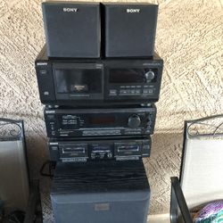 Sony Home Stereo System And Surround Sound 