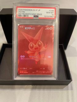 2025 Victini 288/SV-P Bwr Event Prize Sv-p Promo Pokemon Japanese PSA 10