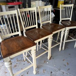 4 High Top Stools, 30in