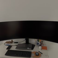 Samsung G91F (curved monitor) 49in with 1.5 year of accidental warranty