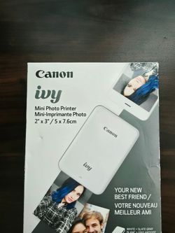 NEW Canon Ivy Mini Photo Printer WHITE