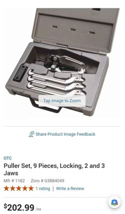 OTC Tools 1182 - Lock-On, Jaw- Type Puller Set $100