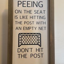 Hockey Wooden Wall Art