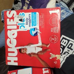 New Huggies Size 1 Diapers