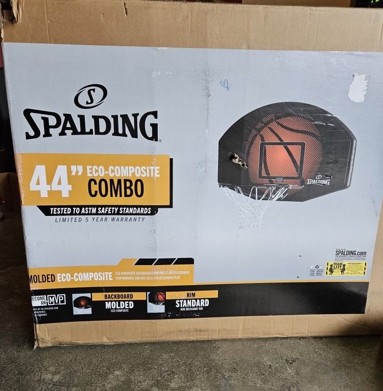 Spalding 44" Basketball Hoop with Bracket 