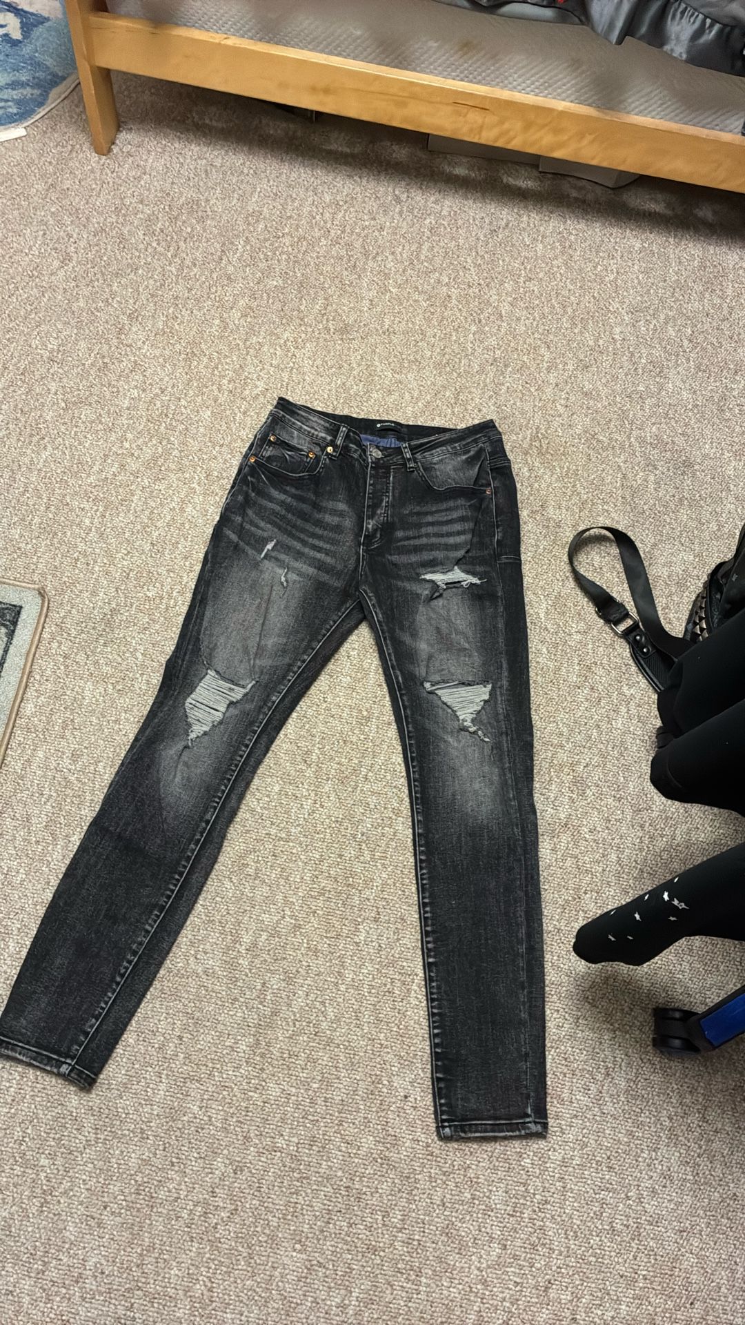 Purple Jeans Size 32 Worn Once