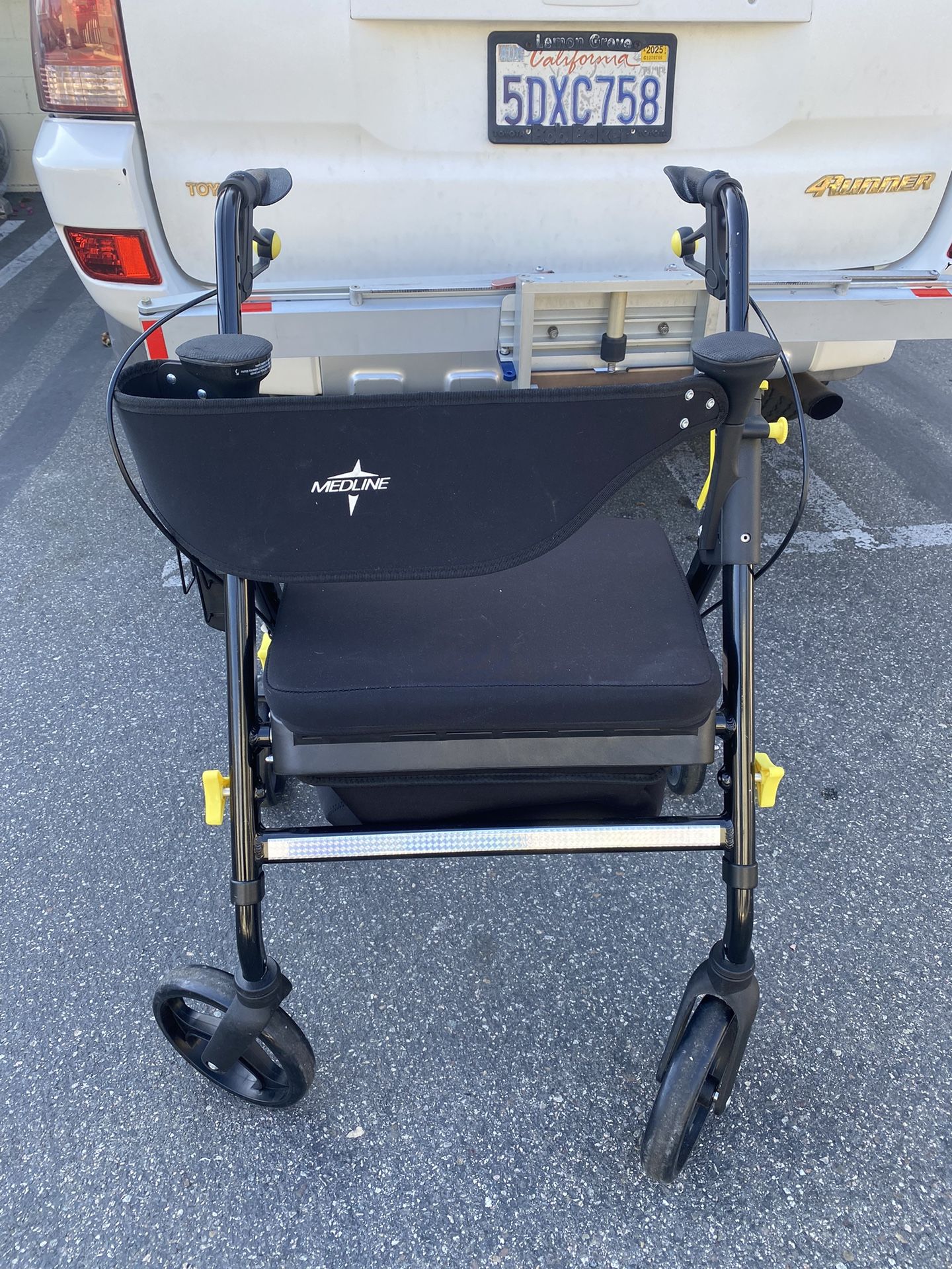 Medline Empower Rollator with 8in Wheels Black 1Ct Walker