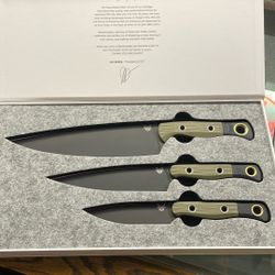 Benchmade Kitchen Cutlery Knife Set Chef Paring Knives USA 