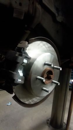 I can service your brakes and resurface the brake rotors..
