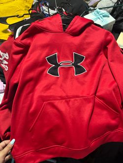 Under Armour Red Pullover Hoodie
