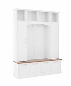 Entry way / mudroom hall tree storage bench