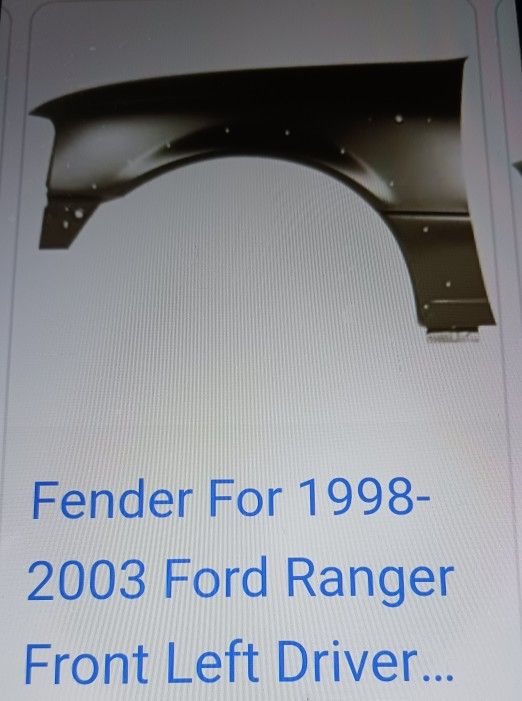 Fender For Ford Ranger 1998 ,Left Fender