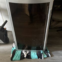 Mini Glass Front Door Refrigerator 