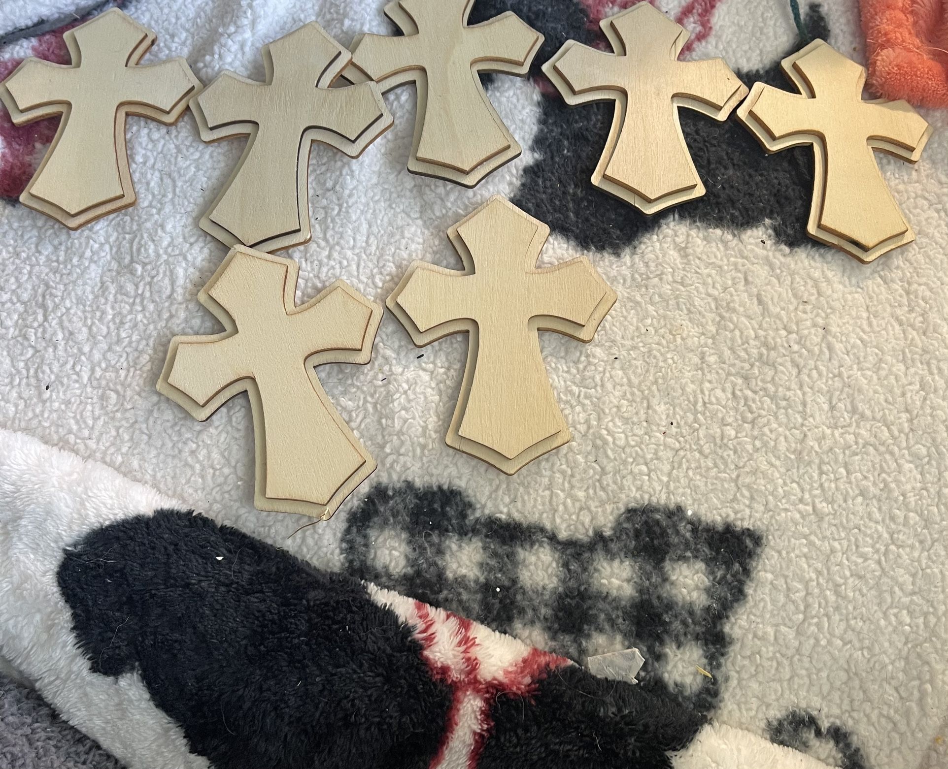 Lot Of Wooden Crosses