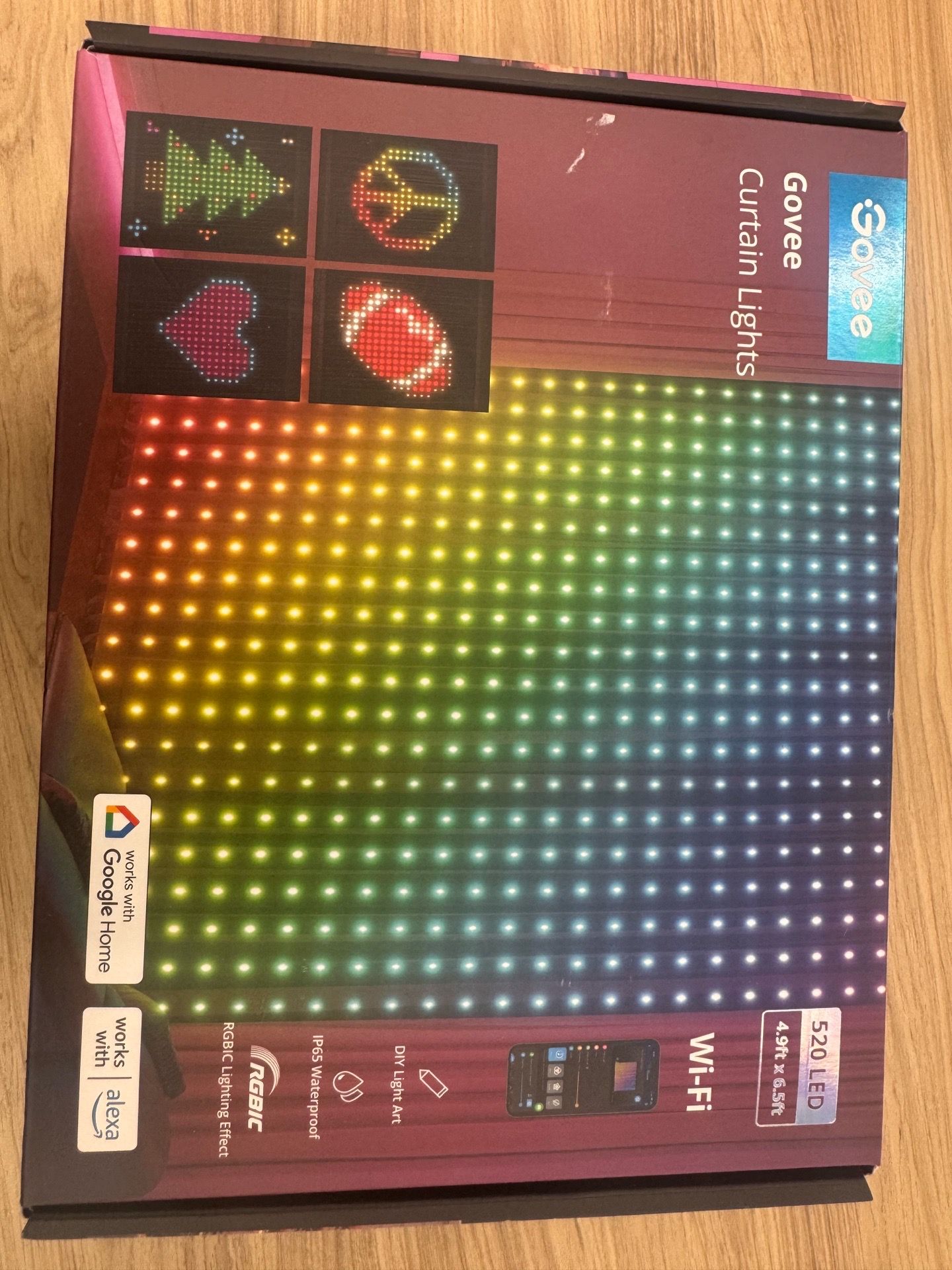 Brand new unopened Govee H70B1 520 LED Curtain Lights 4.9ft x 6.5ft
