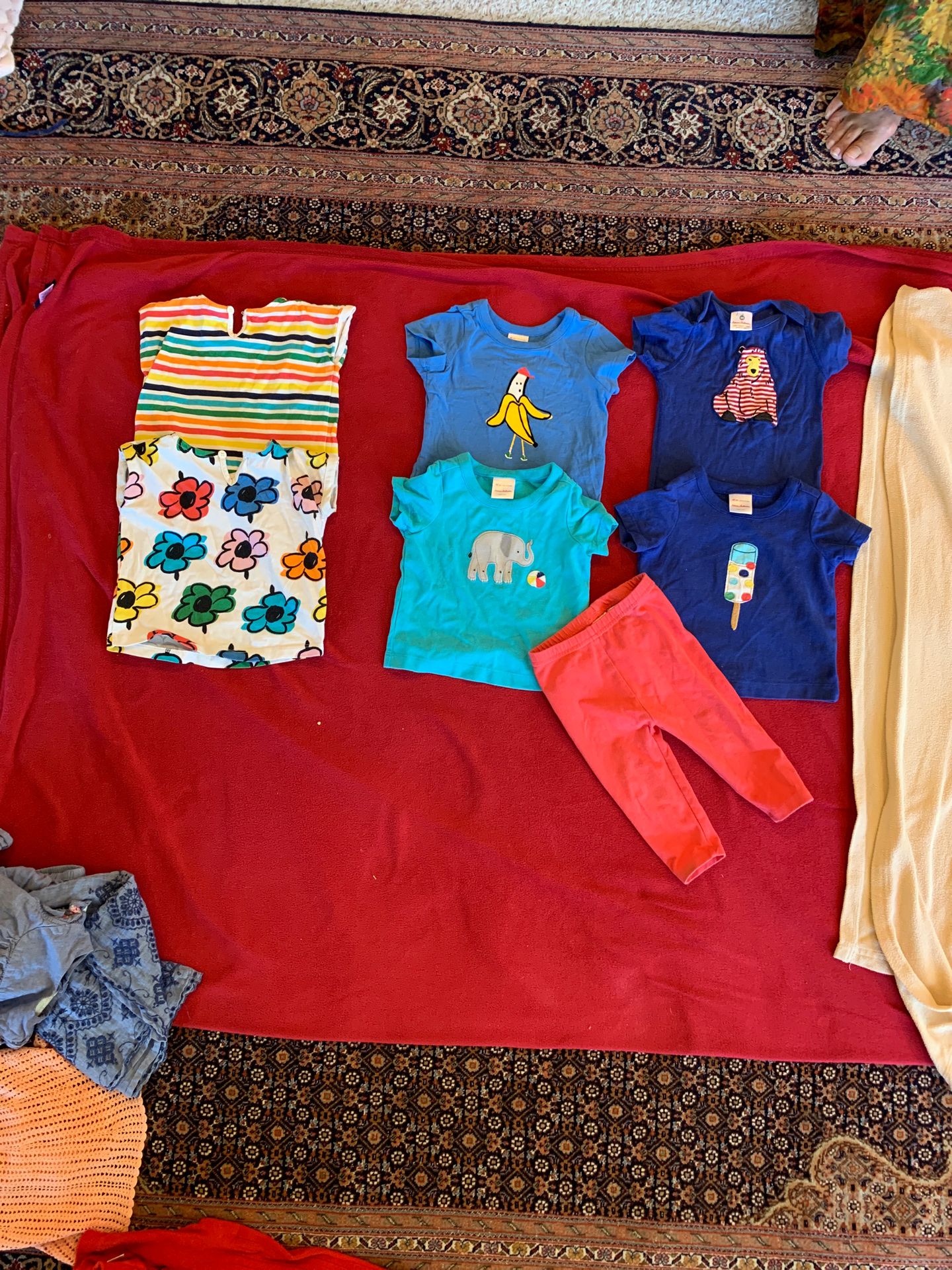 Hanna Anderson Children’s 3-6 months tops and pants