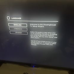 4K 43" Westinghouse Ultra HD Smart TV (Model: WD43UB4530) Factory Reset