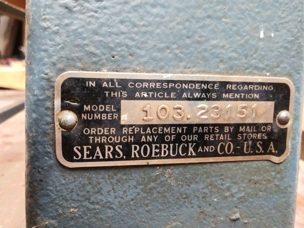 Sears Craftsman jigsaw with motor