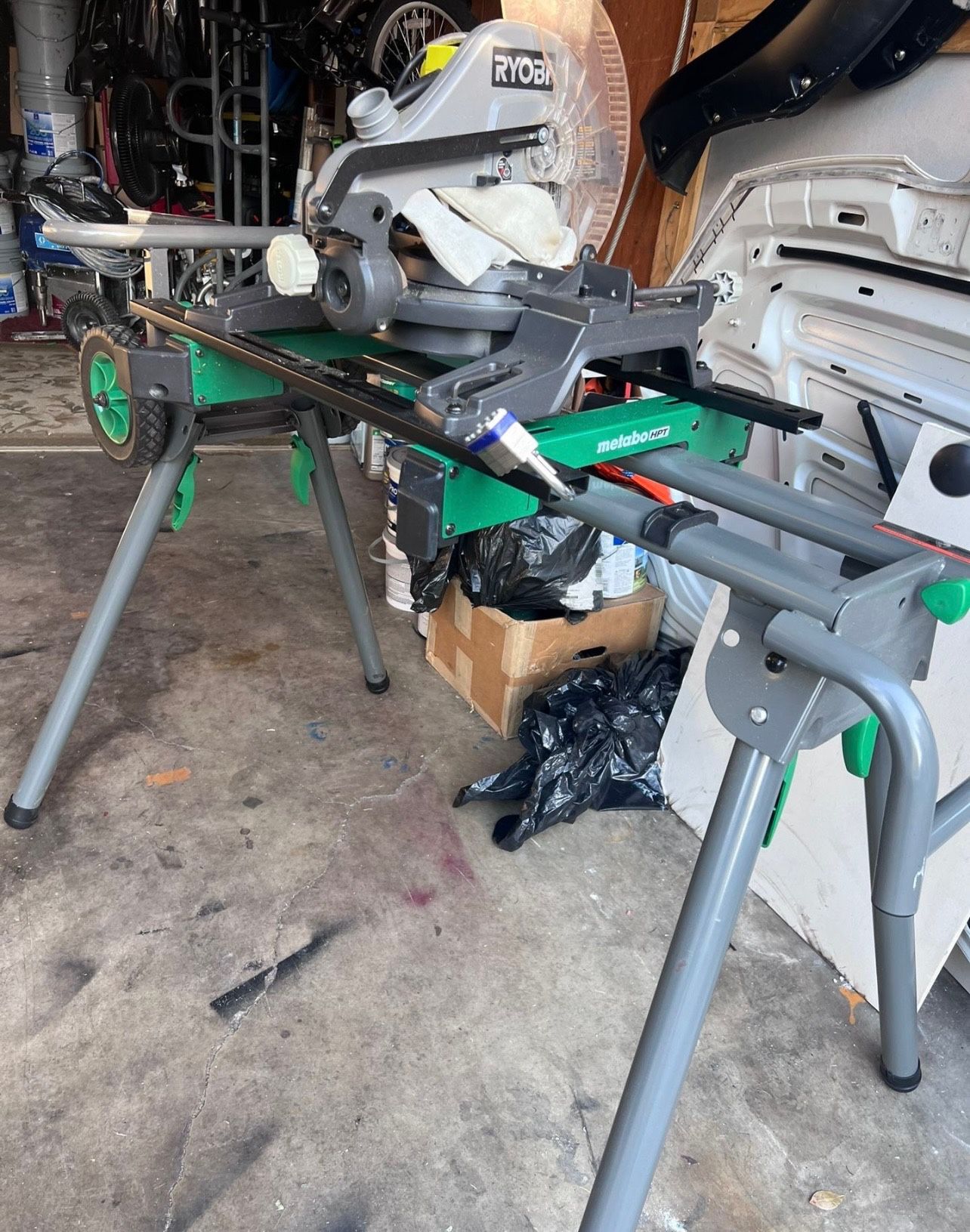 Ryobi 12” Miter Saw With Metabo Stand