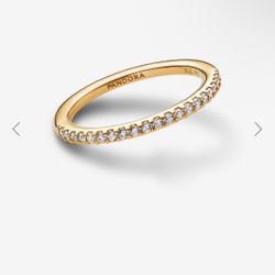Pandora gold band ring 