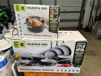 * Brand New in box* GreenPan Valencia Pro 13 Piece Cookware Set Ceramic Nonstick Pots & Pans