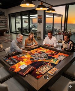 JOAVWN "Autos Comic" Splicing Rug – Large 79” x 59” – New in Box