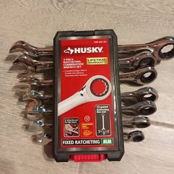 7 pc Ratcheting Wrench Set