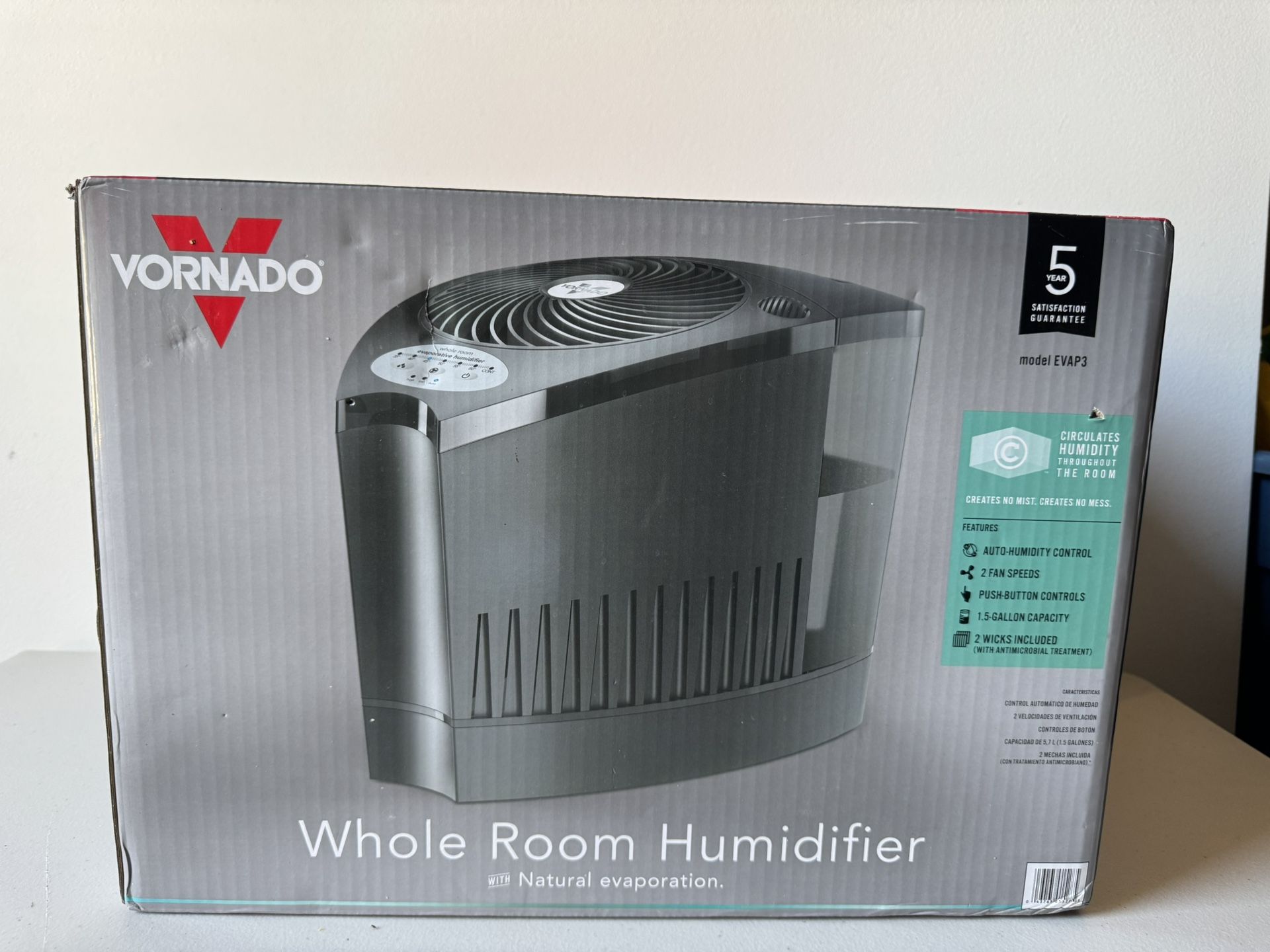 Vornado Whole Room Humidifier (Brand New)