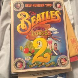The Beatles illustrated lyrics to by Alan Aldridge new number two book