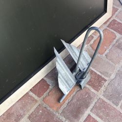5lb Boat Anchor that stands about 17" in height.