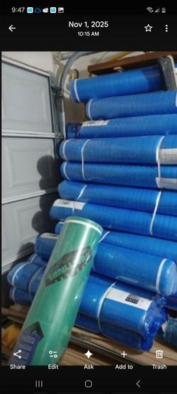 Laminate Underlayment For Sale 20.00 each roll  200 sq ft  3mm