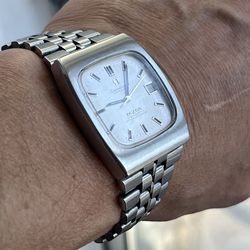 Vintage Omega Constellation Automatic Watch In Great Original Condition Works Perfectly Full Bracelet