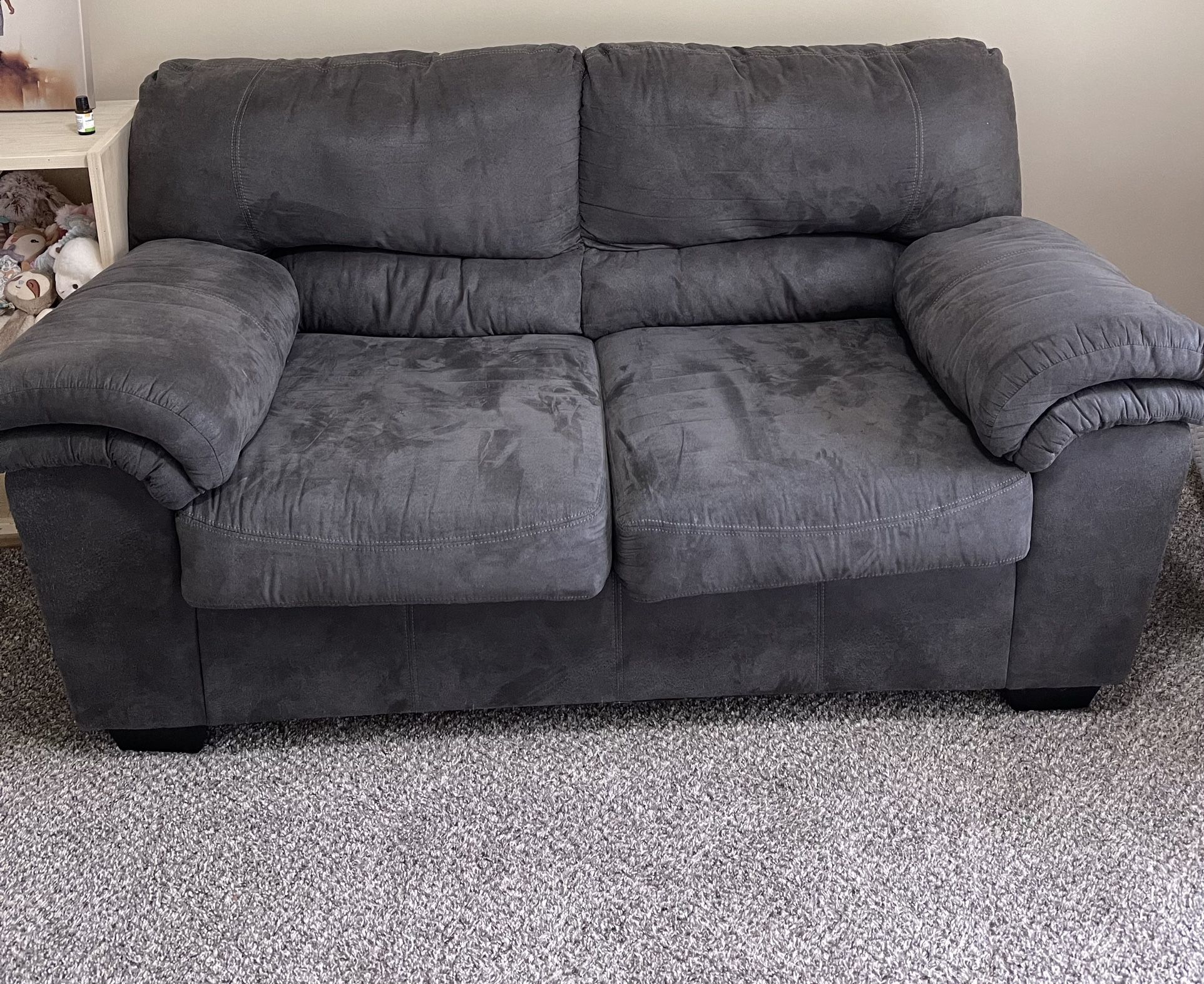 Grey Loveseat - In Good Condition!