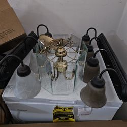 Lighting Fixtures . Bathroom  And Chandelier 