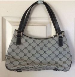 Lauren Ralph Lauren Monogram Canvas Handbag