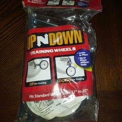 Up-and-down training wheels for 12" to 20" bikes bicycles shipping