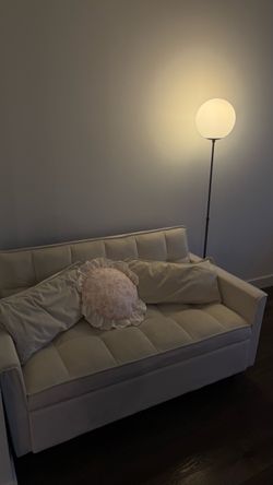 Beige Convertible Sofa Bed – Queen Size