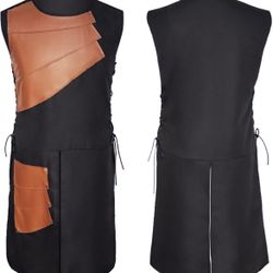 Black Steampunk Waistcoat Vest Gothic Victorian, XL *BRAND NEW*