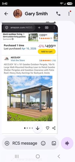 Gazebo canopy