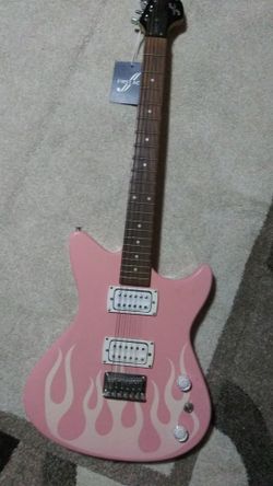Girls "First Act" Electric Guitar, (Starter's)