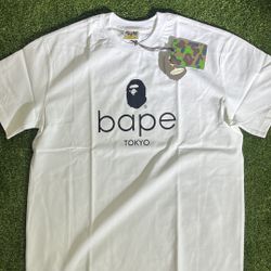 White And Black Tokyo Bape Shirt